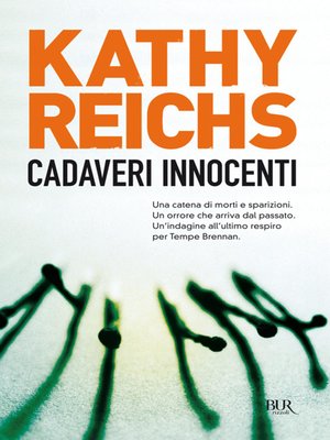 cover image of Cadaveri innocenti
